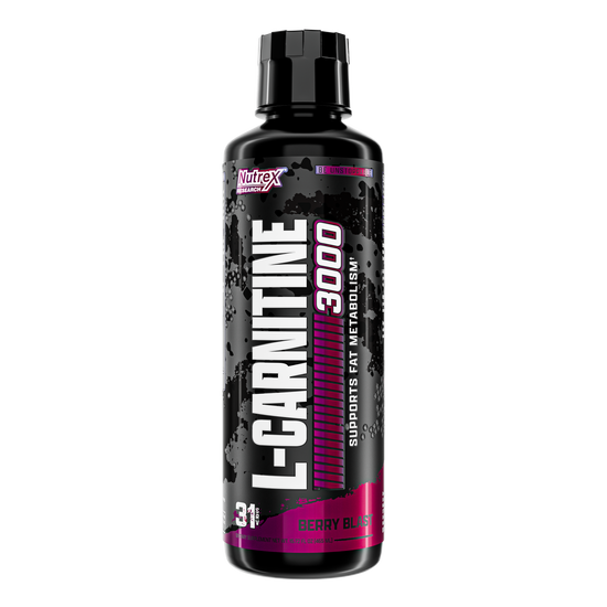 Nutrex - L-Carnitina Líquida 3000 Berry Blast - 31 Servings